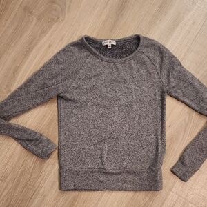 Cozy Charcoal Women's Crew Neck Sweater